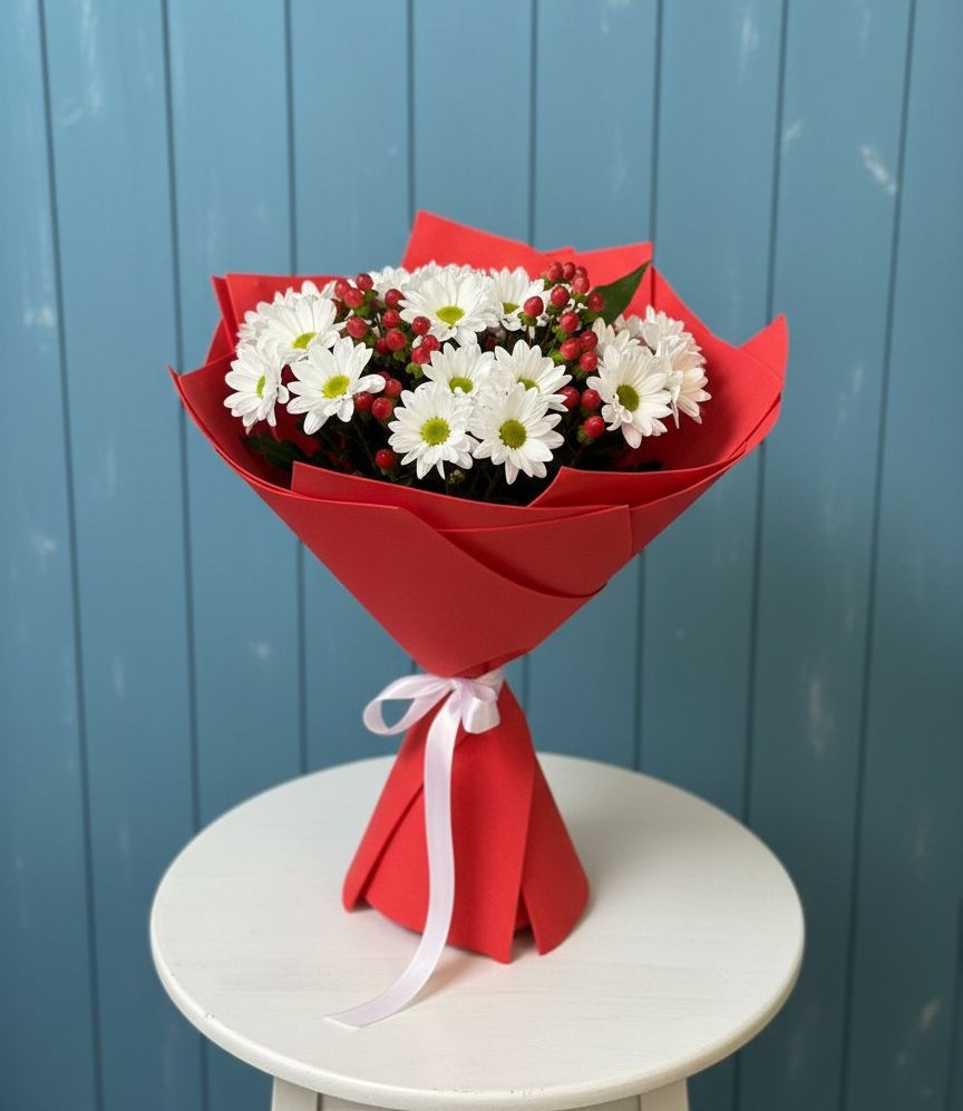 Букет цветов из: Хризантемы в Спасское Нижегородская область