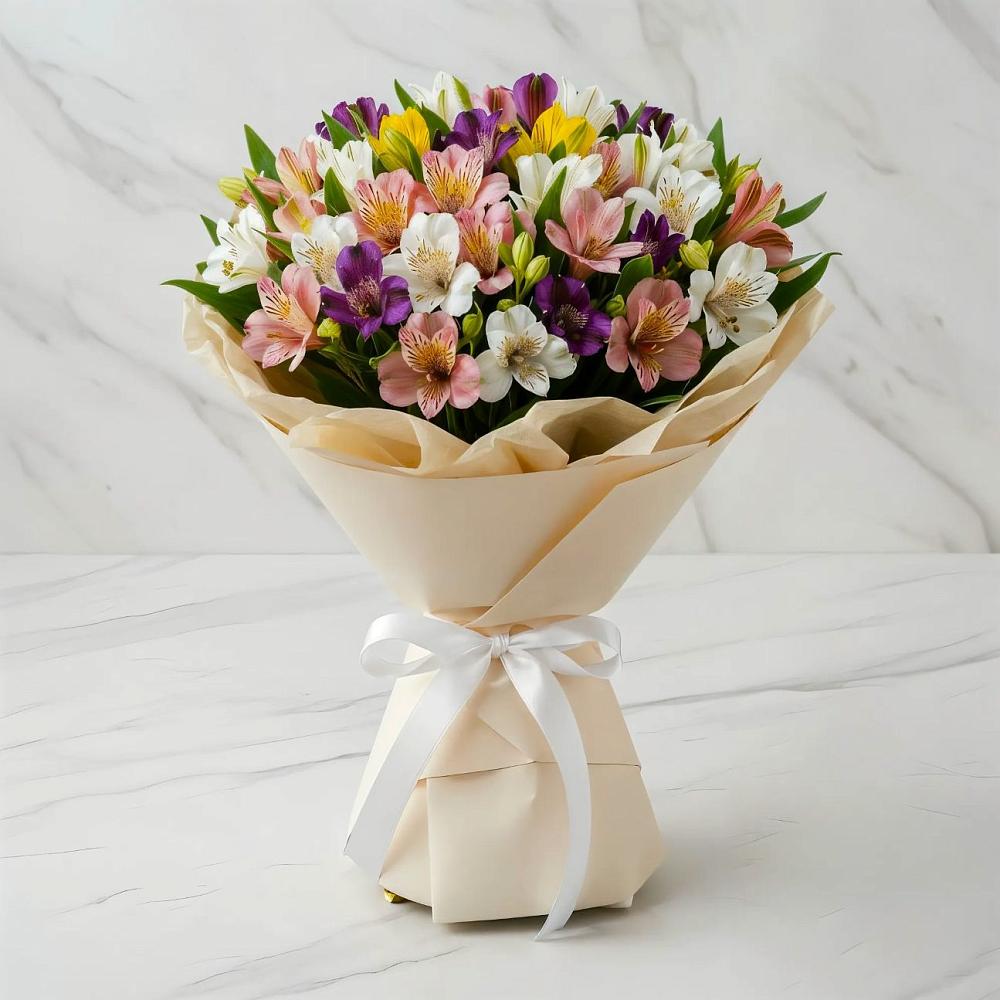 Букет цветов из: Альстромерии в Спасское Нижегородская область