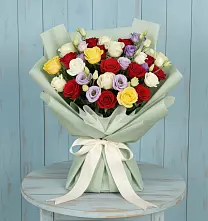 Букет цветов из:  Розы в Спасское Нижегородская область