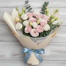 Букет цветов из:  Лизиантусы в Спасское Нижегородская область