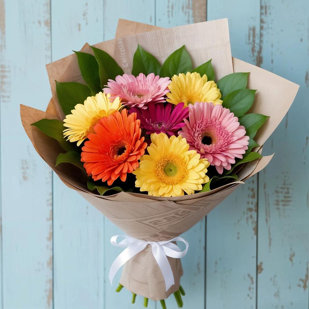 Букет цветов из: Герберы в Спасское Нижегородская область