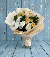 Букет цветов из:  Розы и Хризантемы #REPLACE_PRED# Спасское Нижегородская область