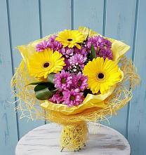 Букет цветов из:  Хризантемы и Герберы в Спасское Нижегородская область