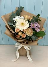 Букет цветов из:  Герберы и Хризантемы #REPLACE_PRED# Спасское Нижегородская область