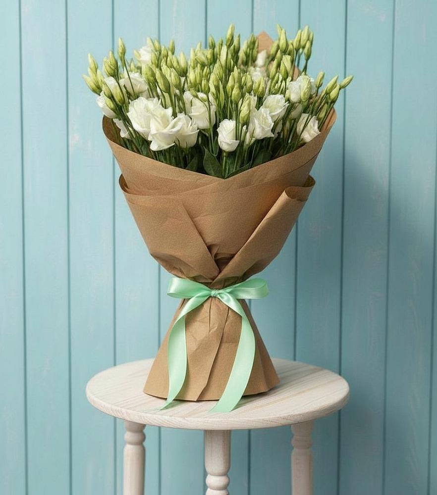 Букет цветов из: Лизиантусы в Спасское Нижегородская область