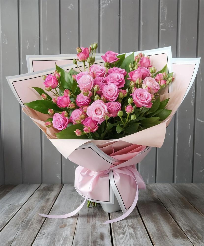 Букет Розовый кустик в Спасское Нижегородская область