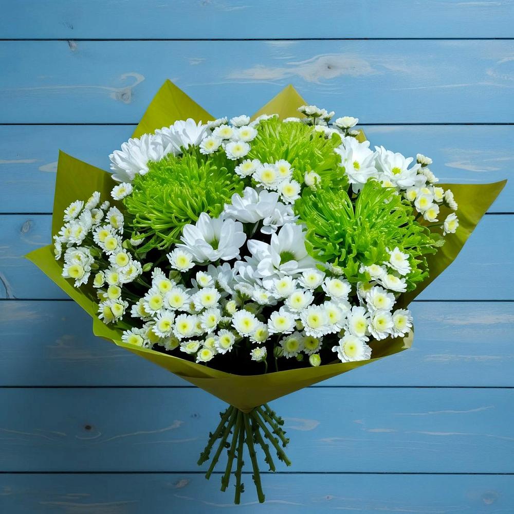 Букет цветов из: Хризантемы в Спасское Нижегородская область