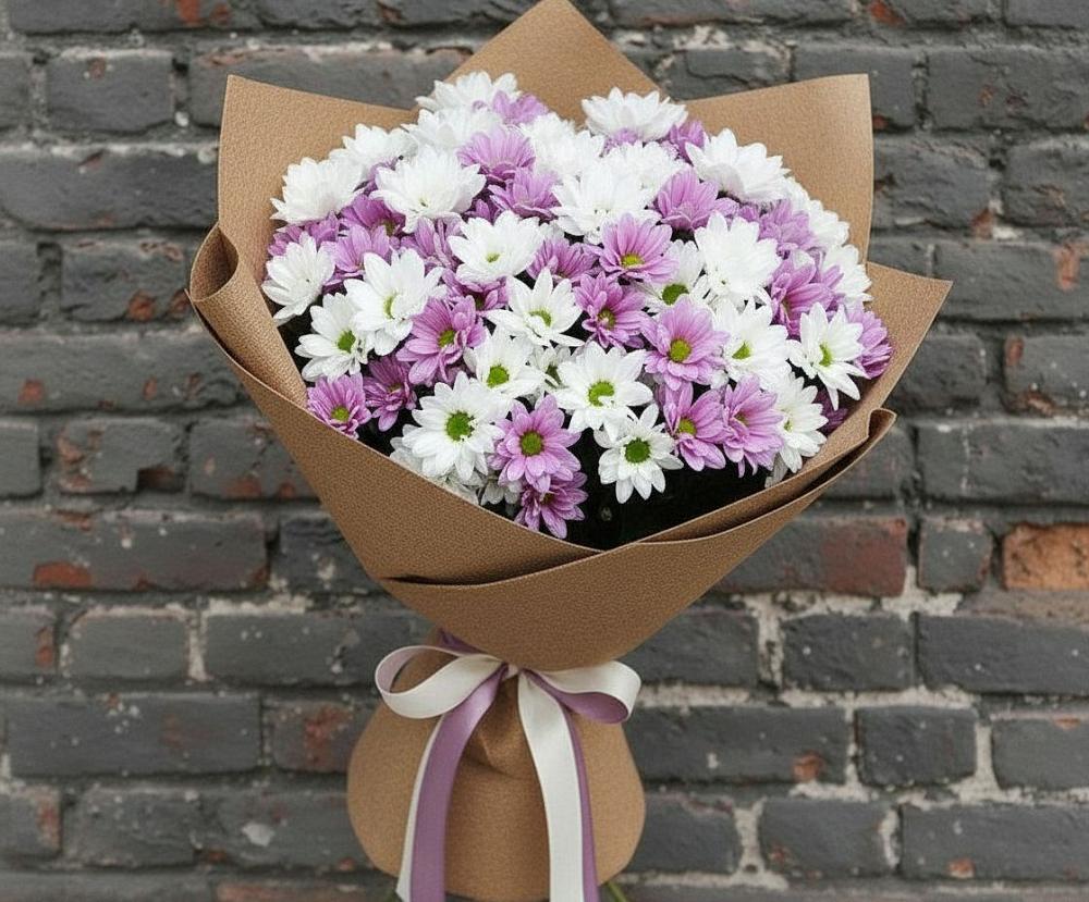 Букет цветов из: Хризантемы в Спасское Нижегородская область