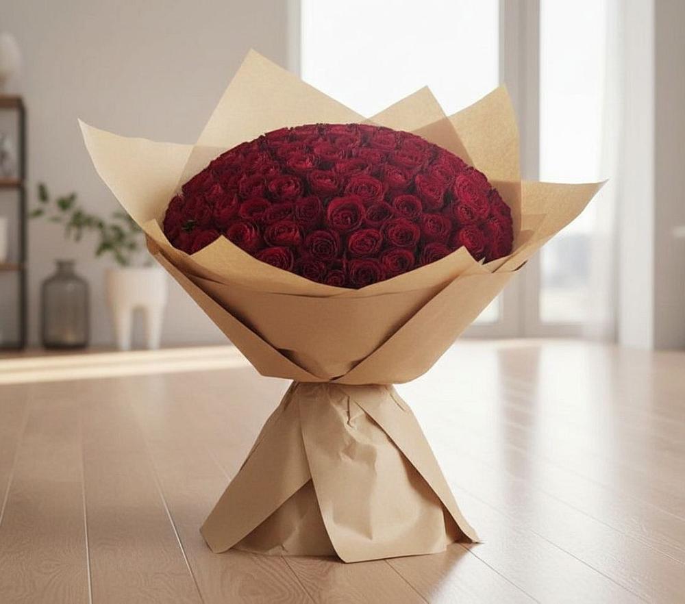 Букет 101 Красная роза в Спасское Нижегородская область