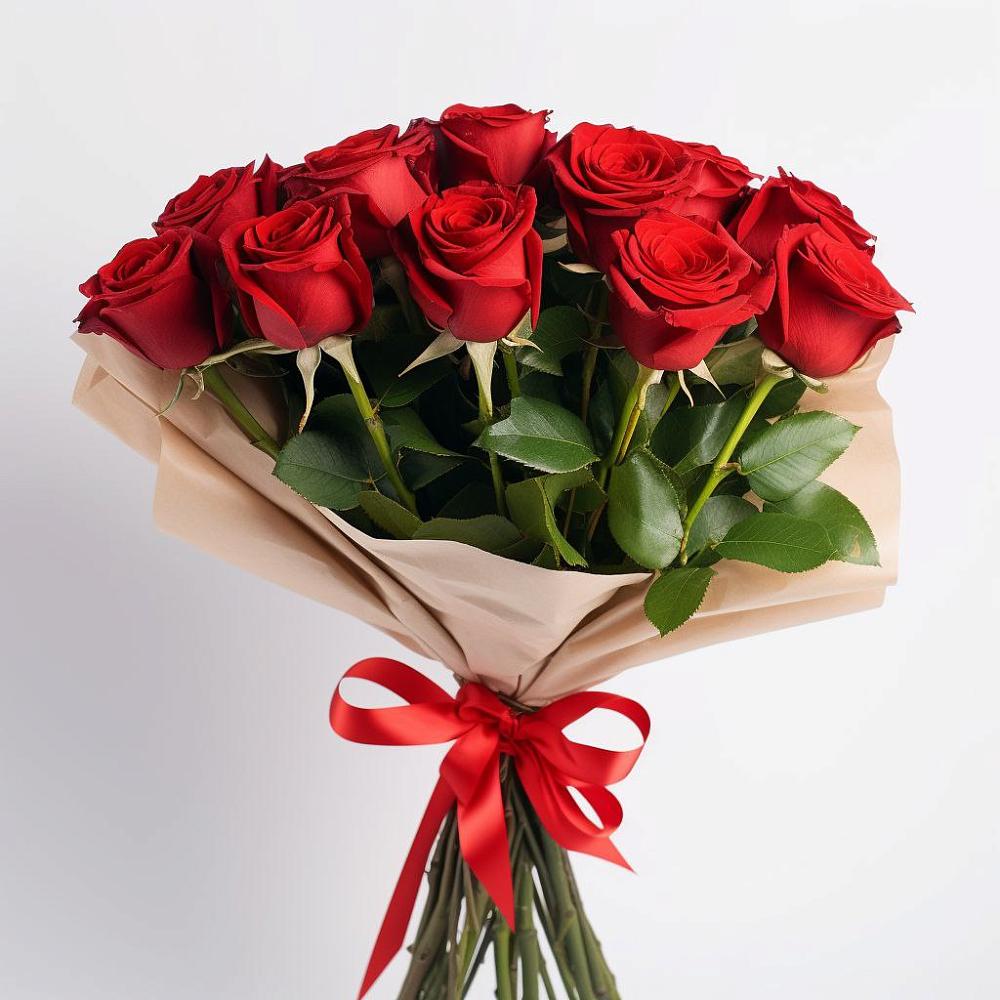 Букет 11 Красных роз Эдлесс Лав в Спасское Нижегородская область