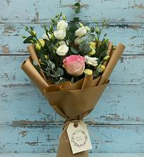 Букет цветов из:  Розы и Лизиантусы #REPLACE_PRED# Спасское Нижегородская область